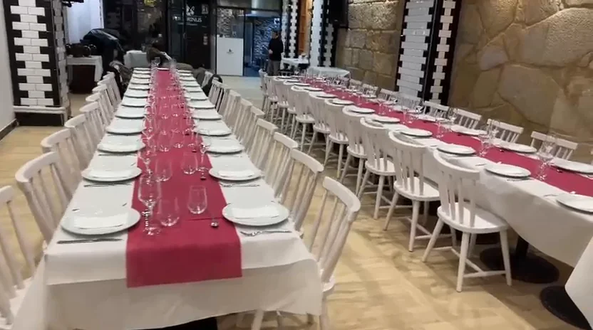 Comedor del restaurante reformado y terminado
